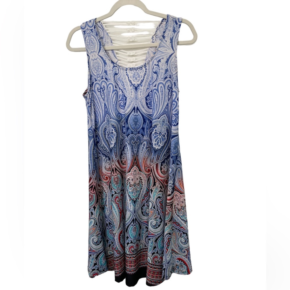 Sttoreline Medium Bright Paisley Dress ❤️ - Picture 3 of 8